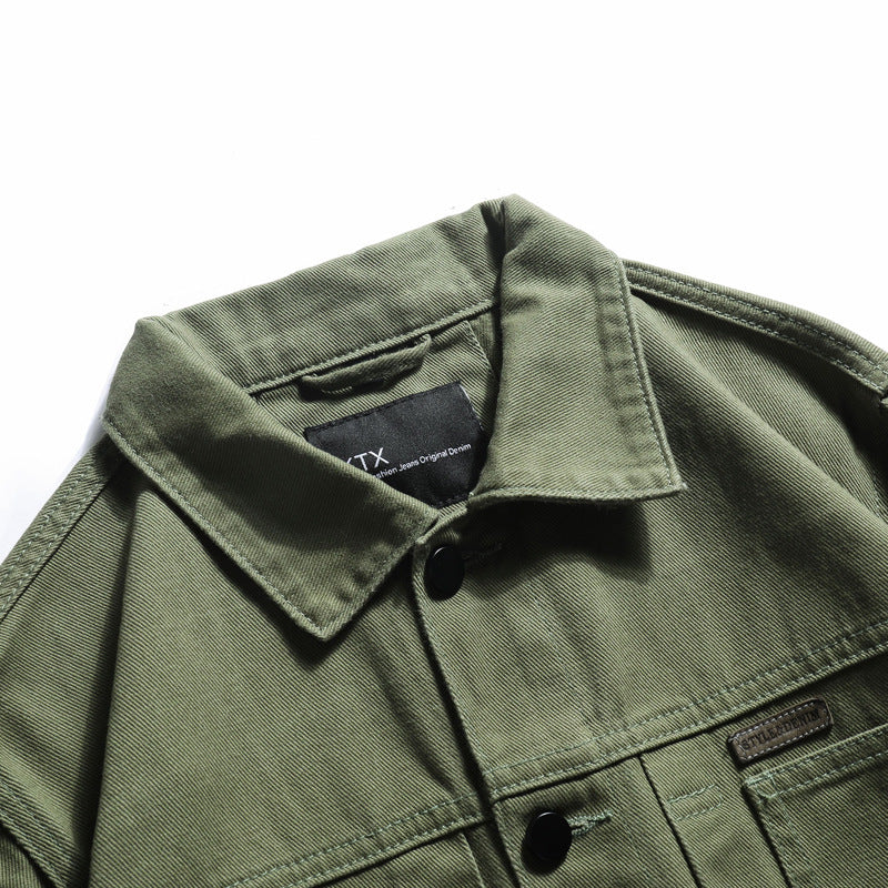 Denim Shirts Denim Jacket Men's Spring Versatile Casual Fashion Jacket