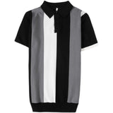 Men Polo Shirts Knitted T-shirt Men Summer Lapels