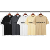 Fog T Shirt Short Sleeve Cotton Tshirt Men and Women Loose Half Sleeve Fear Of God