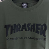 Thrasher T Shirt Thrasher Flame Loose Short Sleeve Fall Winter Couples