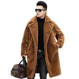 Beaver Coat Men's Winter Warm Coat Fashion Casual