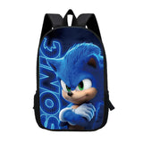 Sonic Backpack Sonic School Bag for Elementary School Students Cartoon Backpack