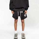 Rrr123 Shorts Printed Shorts Loose Casual Drawstring Shorts