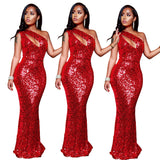 Nightclub Hollow-Out Sequin Evening Dress Sexy Dress