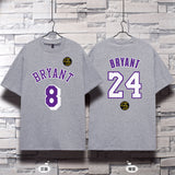 In Memory of Kobe T Shirt Commemorative Kobe Basketball Clothes No. 24 Loose Large Size Cotton