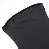 Emily Ratajkowski Dress Summer Tassel Sexy Tube Top Split Dress