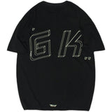 Men T Shirt Summer Casual Tops Men's Clothes Summer Wear Retro Men's round Neck Short Sleeve Casual Loose Embroidered Color Matching T-shirt