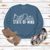 Beth Dutton Outfits Head round Neck Top T-shirt Sweater