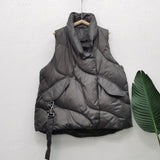 Women Winter Coats Puffer down Vest Women's Short Loose Fashionable Jacket