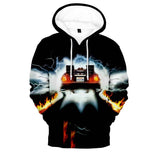 Back to the Future Costume 3D Digital Printing Hoodie Sweater