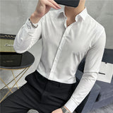 Men Shirts Spring Long Sleeve Shirt