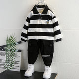 Toddler Boys Sweater Boys Spring Clothing Polo Shirt Suit