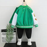 Toddler Boys Jackets Boy's Autumn Coat Children's Baseball Uniform
