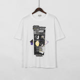 Cavempt Ce Life Cav @ Empt Abstract Pure Cotton Men and Women Couple T-shirt Short Sleeve