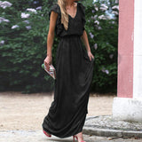 Women Bohemian Dress Women's Summer Sleeveless Printed Dress