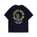 Men T Shirt Summer Casual Tops Men's Clothes Summer Wear Vintage Men's round Neck Short Sleeve Casual Loose Letter Printed T-shirt