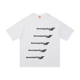 Men T Shirt Summer Casual Tops Men's Clothes Summer Wear National Fashion Boys round Neck Short Sleeve Casual Loose Letter Printed T-shirt