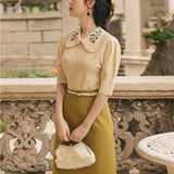 Women Cottagecore Dress Female Summer