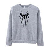 Men Spider Hoodie Spider-Man Crew Neck Sweater