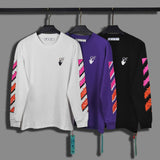 Off White Sweatshirts Long Sleeve Round Neck Neck Sweater Autumn And Winter Arrow Round Neck Long Sleeve Men And Women