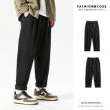 Men Sweatpants Loose Casual Retro Hip Hop Cotton