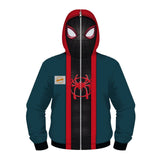 Spider Man Hoodie Printed Zip Hoodie