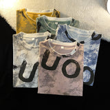 Men's T-Shirt Summer Men's Short Sleeve Loose Casual Print T-shirt