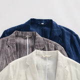 Mens Linen Suits Spring Linen Blazer