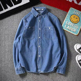 Denim Shirts Spring and Autumn Denim Shirt Jacket