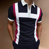 Polo Shirts Men's Summer Polo Shirt Short-Sleeved T-shirt Casual