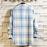 Men's Shirts Plaid Shirt Casual Loose plus Size