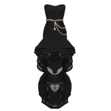 Emily Ratajkowski Dress Pleated Skirt Trailing Tube Top Dress