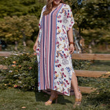 Beth Dutton Bohemian Dress Summer Spring Midi Dresses plus Size
