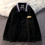 Corduroy Patch Jacket Corduroy Jacket Men's Jacket Loose