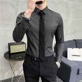 Men Shirts Spring Long Sleeve Shirt