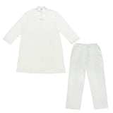 Mens Thobes Button round Neck Robe Set