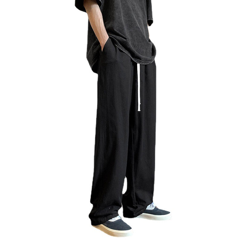 Men Cargo Pants Overalls Men's Loose Straight Casual Trousers