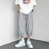 Men Trousers Gray Sweatpants Men Loose Tappered Straight Casual Spring and Autumn Pants