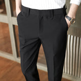 Men Trousers Straight Casual Pants Men's Trousers