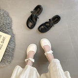 Nude Pumps Block Heel Vintage High Heels Black Bow Leather Shoes