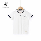 Children Boy Polo Shirts Summer Boys' Short-Sleeved T-shirt