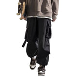 Men Cargo Pants Men's Loose Casual Trousers Pants Autumn