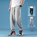 Men Sweatpants Casual Pants Men's Spring and Autumn Color Matching High Street Pants