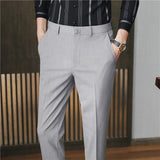 Men Trousers Men's Casual Pants Embroidered Trousers