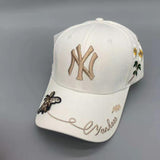 La 59fifty Hats Little Bee Baseball Cap Female Sun Protection Sun Hat Male