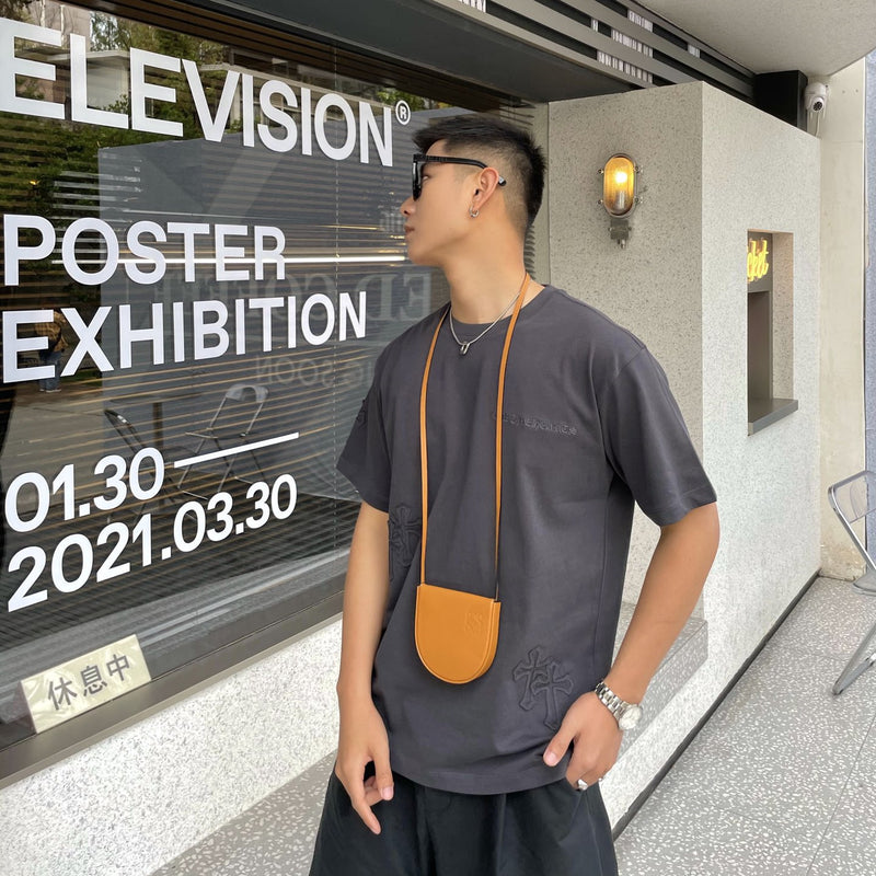 CHH Chrome Heart T Shirt Spring/Summer round Neck Short Sleeve T-shirt for Men and Women