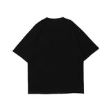 Men T Shirt Summer Casual Tops Cartoon Bear Printed Short Sleeve T-shirt Men's round Neck Half Sleeve Street Fashion Loose Half-Sleeved T-shirt