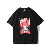Man Summer T Shirt Bear Graffiti Printing