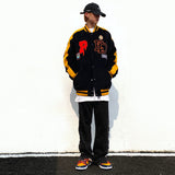 All Star Varsity Jacket Embroidered Corduroy Jacket