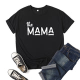 Boy Mama T Shirts the Mama Printed Short Sleeve T-shirt